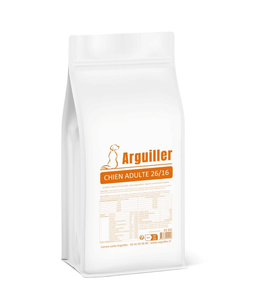 Sac de croquette chien adulte 26 16