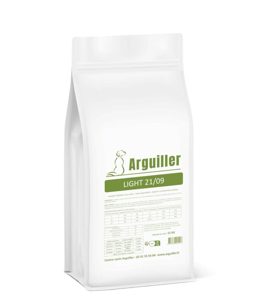 Sac de croquette chien light